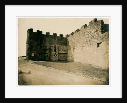 Castle Rushen original entrance, Castletown by George Bellett Cowen
