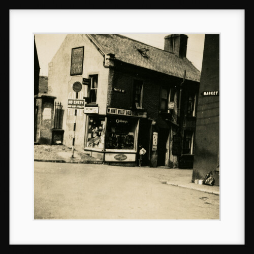 Shop at no.1 Castle Street, at the corner of Market Place, Peel by Unknown