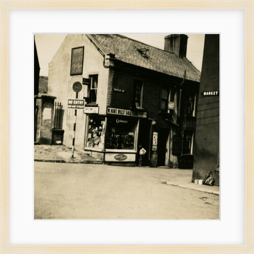 Shop at no.1 Castle Street, at the corner of Market Place, Peel by Unknown