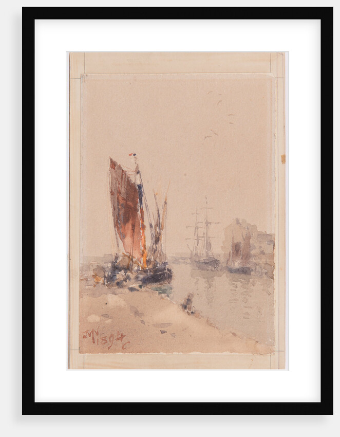 Quay Scene, 1894 by John Miller Nicholson