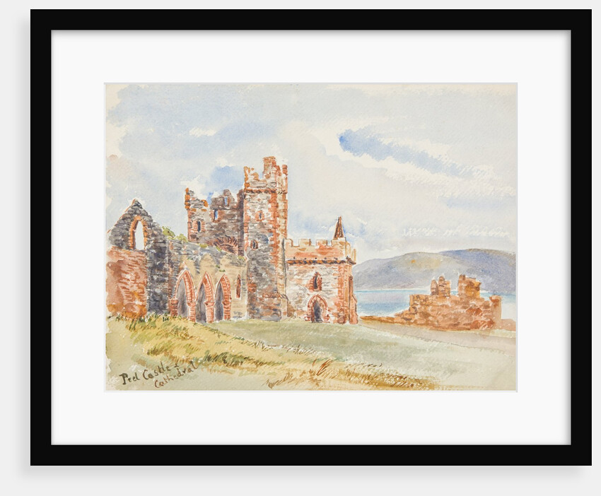 Peel Castle and Cathedral by Georgina Gore Currie