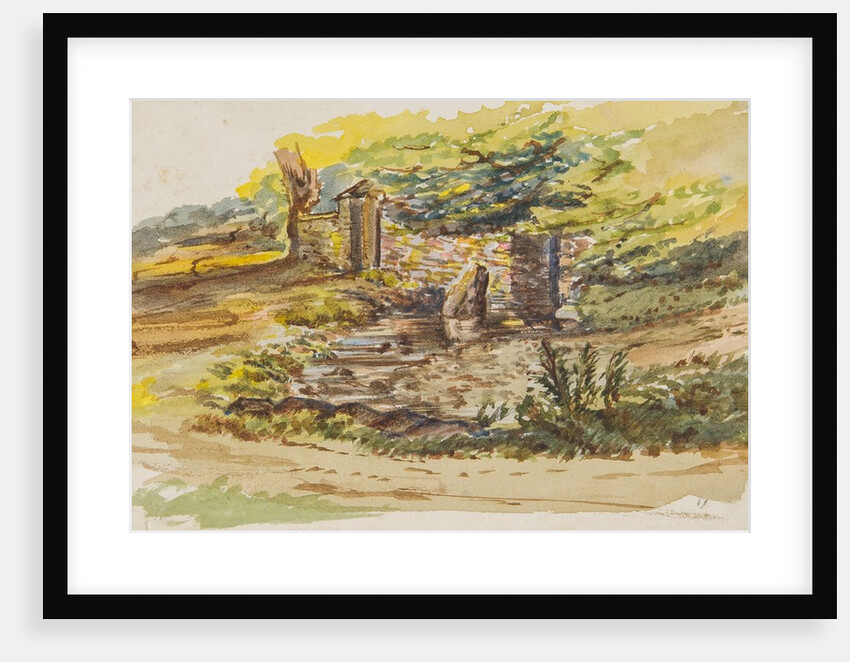 Manx Landscape with tholtan by Georgina Gore Currie
