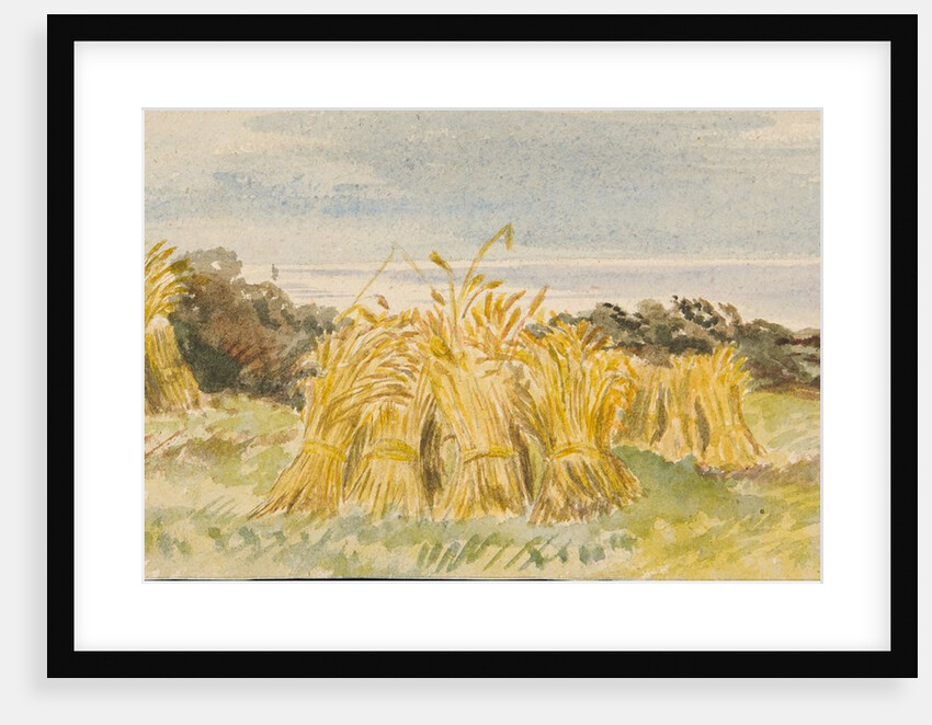 Corn stooks by Georgina Gore Currie