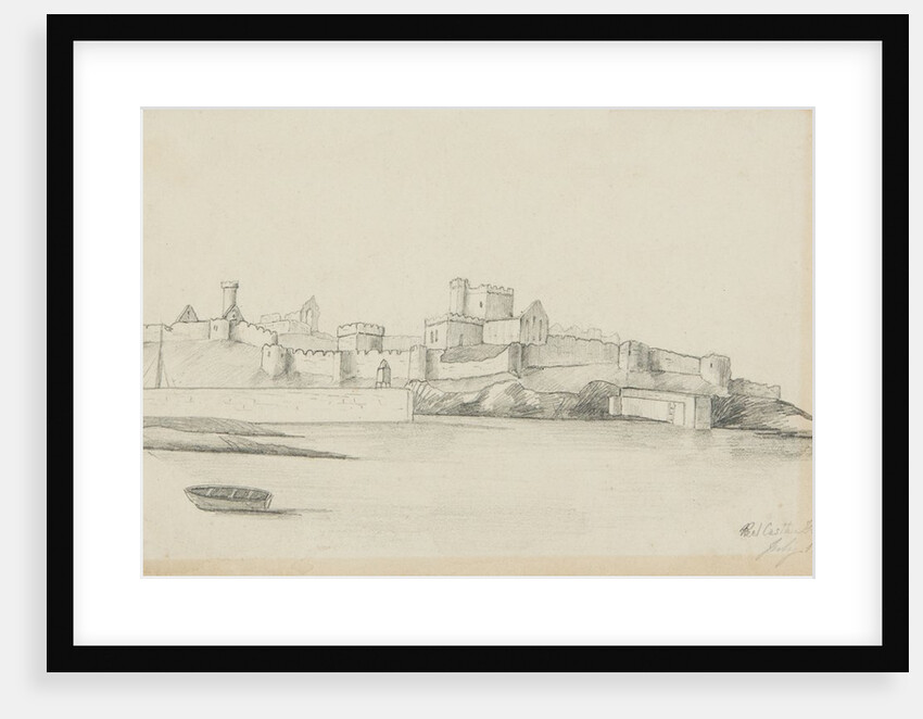 Peel Castle Isle of Man by Lucy Emma Lynam