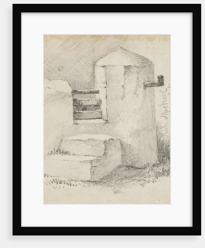 Mounting stones at Kirk Michael, Isle of Man by John Flower