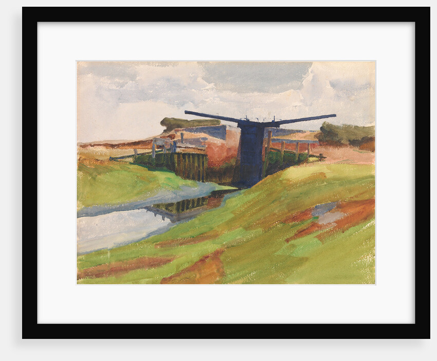 The Lock Gates, Birdham, Sussex by Archibald Knox