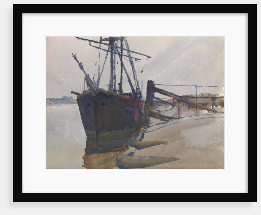 Sailing Craft Alongside by Archibald Knox