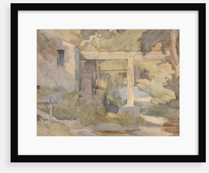 Mill with Overshot Wheel by Archibald Knox