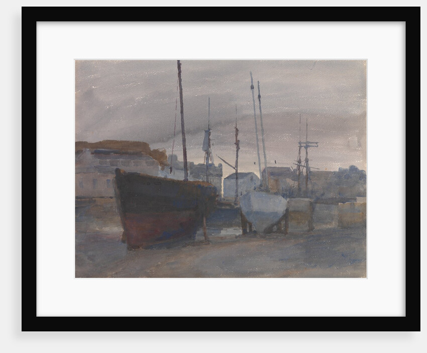 Low Tide, Inner Harbour, Castletown by Archibald Knox