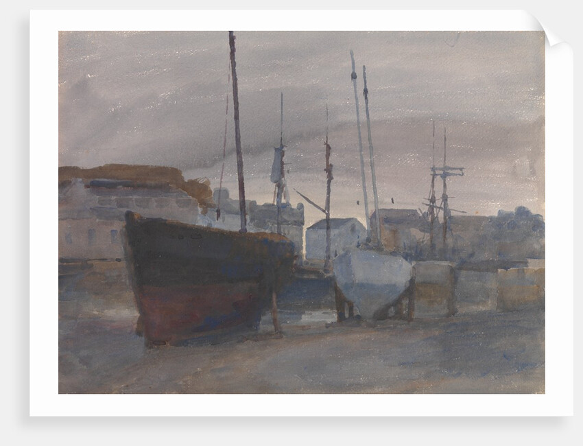Low Tide, Inner Harbour, Castletown by Archibald Knox