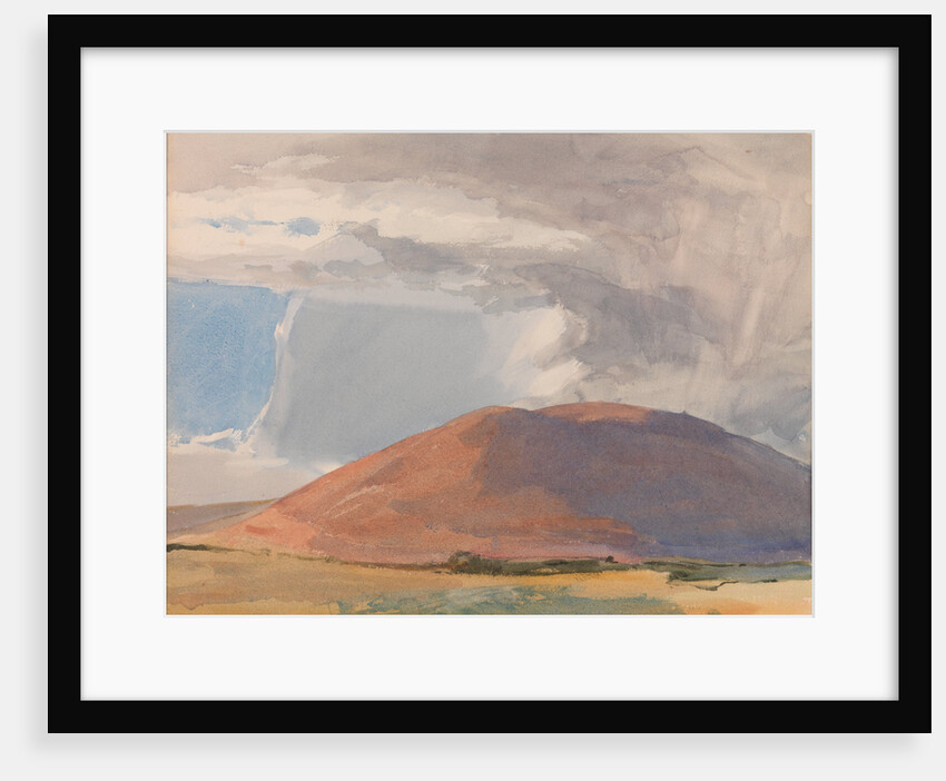 Greeba Mountain: Sunlight and Rain Storm by Archibald Knox