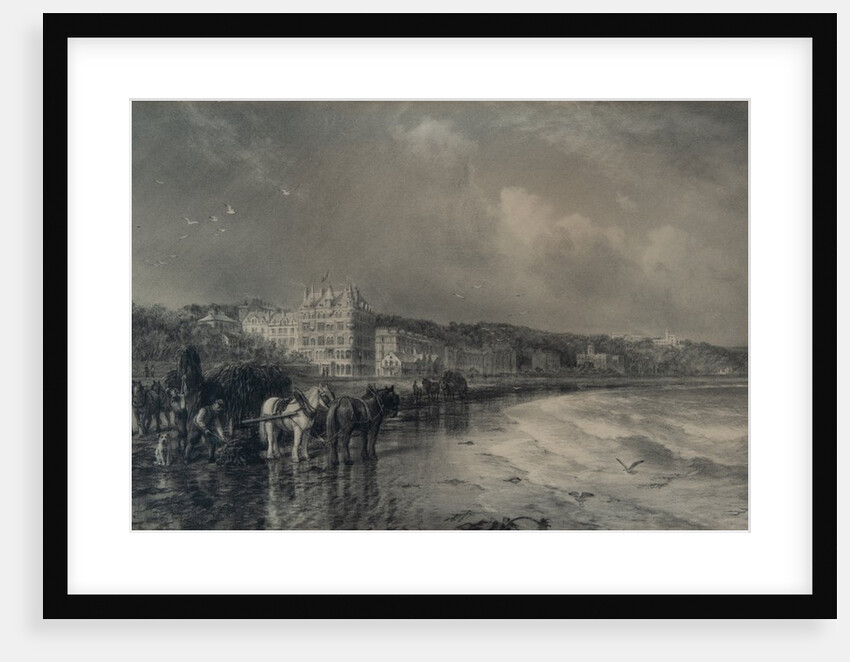 Wrack Gathering on Douglas Shore by John Holland