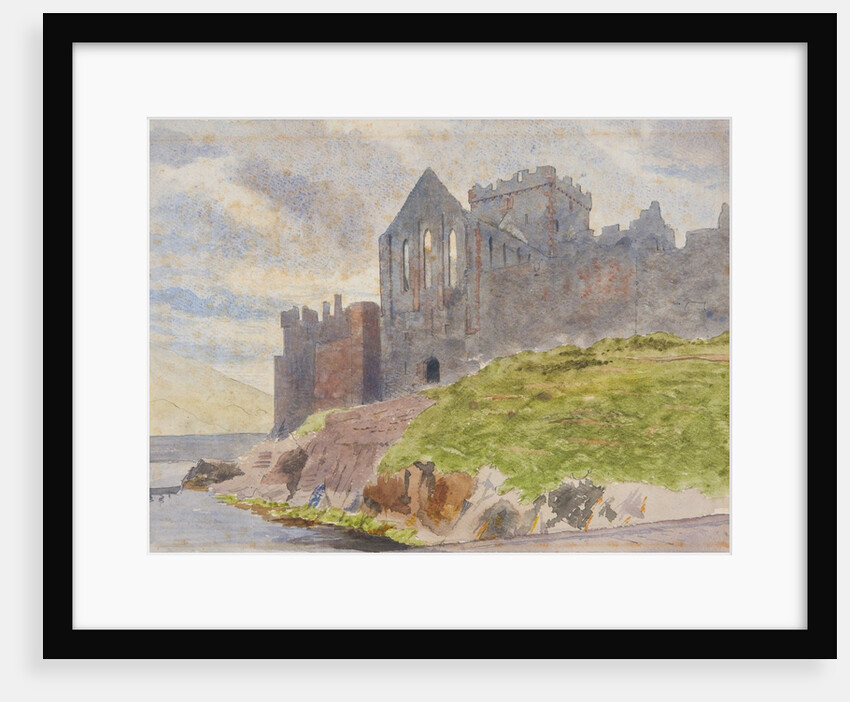 Cathedral of St Germain's in Peel Castle Isle of Man by Henry Dryden