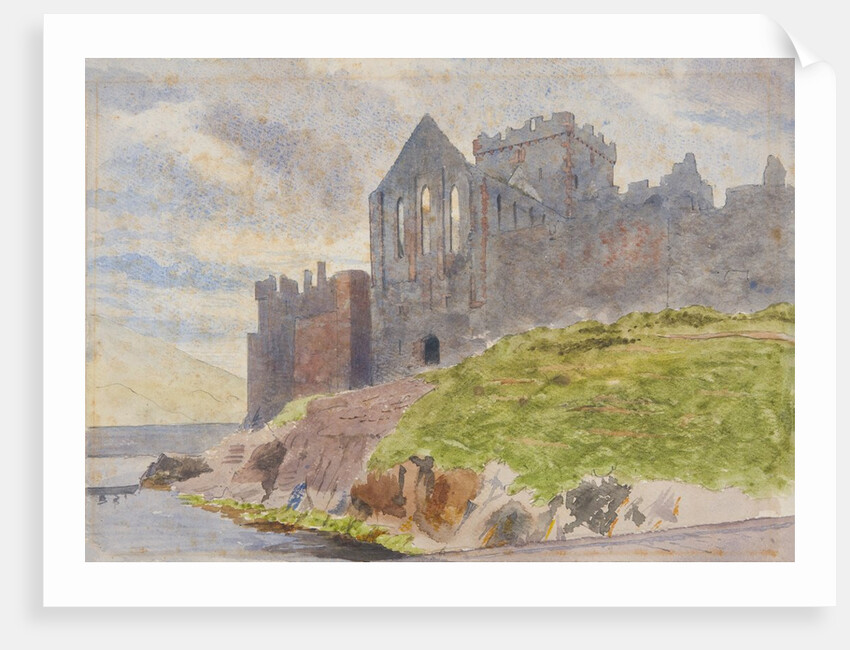 Cathedral of St Germain's in Peel Castle Isle of Man by Henry Dryden