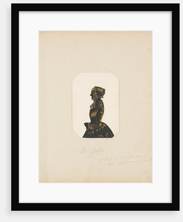 Mrs Gill, wife of Reverend William Gill of Malew by Unknown