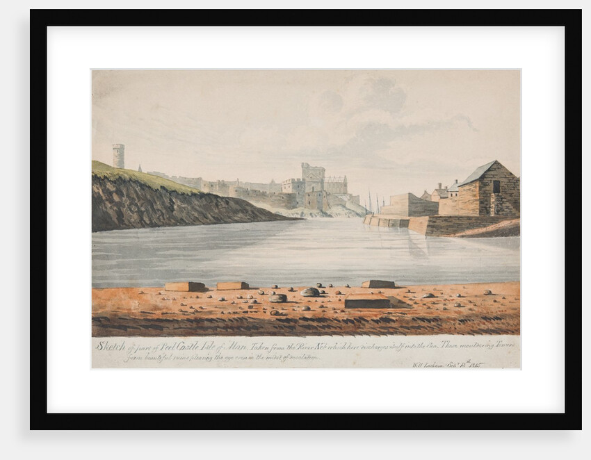 Peel Castle from the Inner Harbour by Will Latham