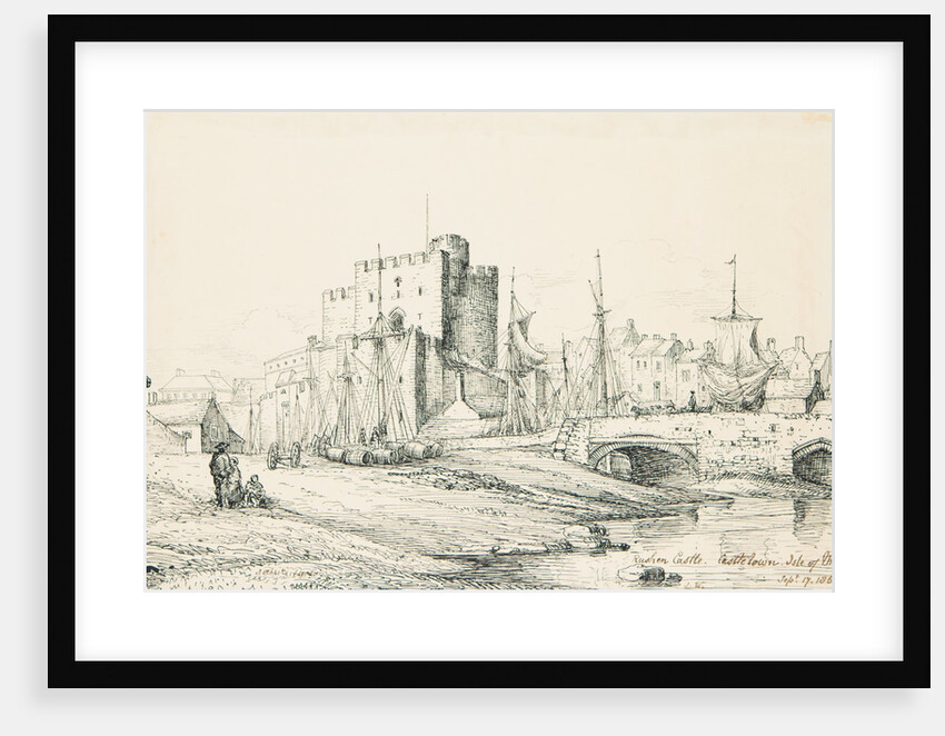 Rushen Castle, Castletown, Isle of Man by J. W.