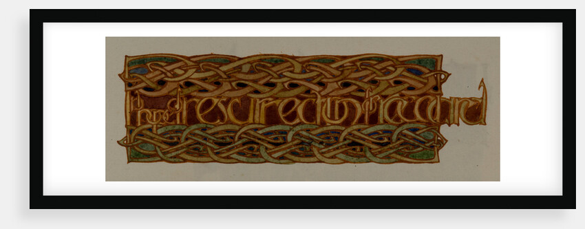 In hope of ressurection for reward, The Deer's Cry (St Patrick's Hymn) by Archibald Knox