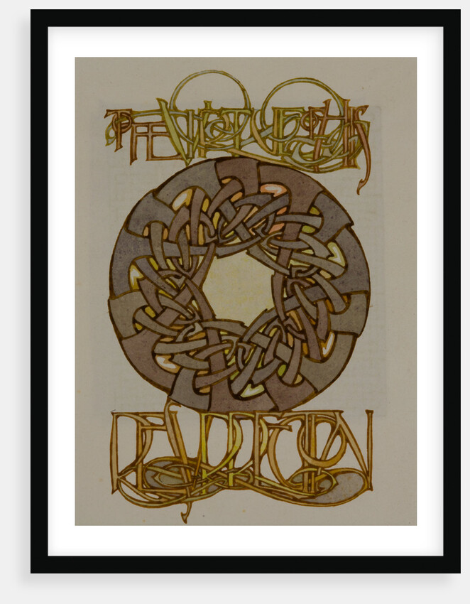 To the virtue of His Resurrection, The Deer's Cry (St Patrick's Hymn) by Archibald Knox