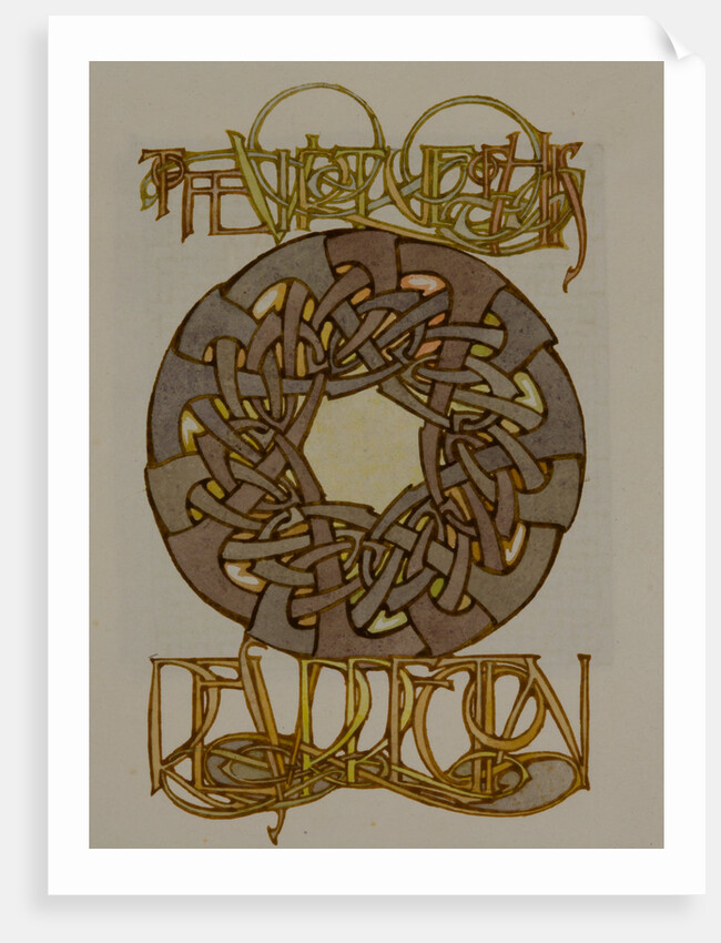 To the virtue of His Resurrection, The Deer's Cry (St Patrick's Hymn) by Archibald Knox