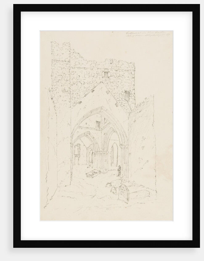 Cathedral in Peel Castle, Isle of Man by S. Staples