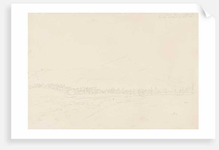 Peel, Isle of Man from the Beach by S. Staples