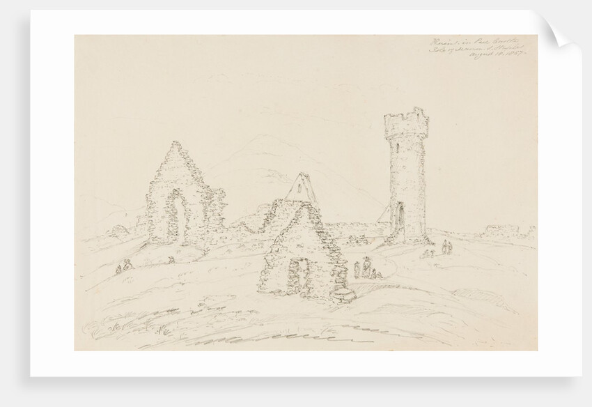 Ruins in Peel Castle, Isle of Man by S. Staples