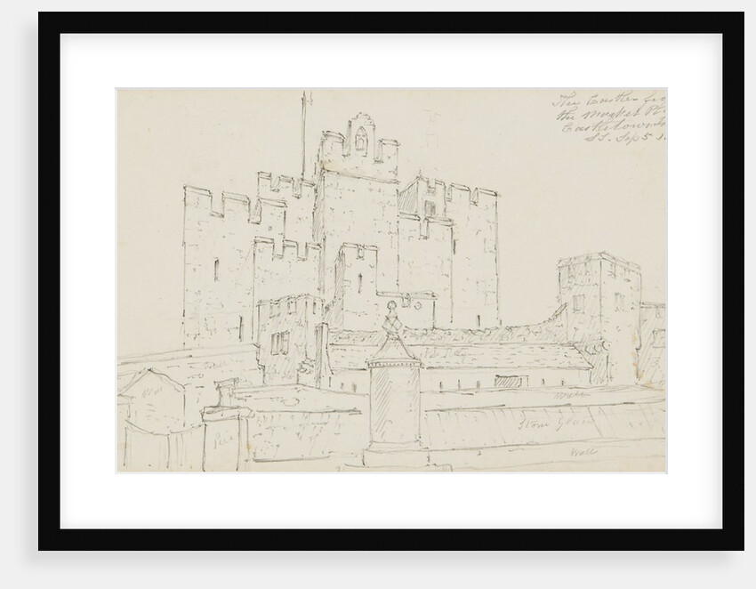 The Castle from the Market Place, Castletown, Isle of Man by S. Staples
