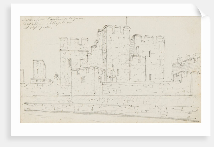 Castle from Parliament Square, Castletown, Isle of Man by S. Staples