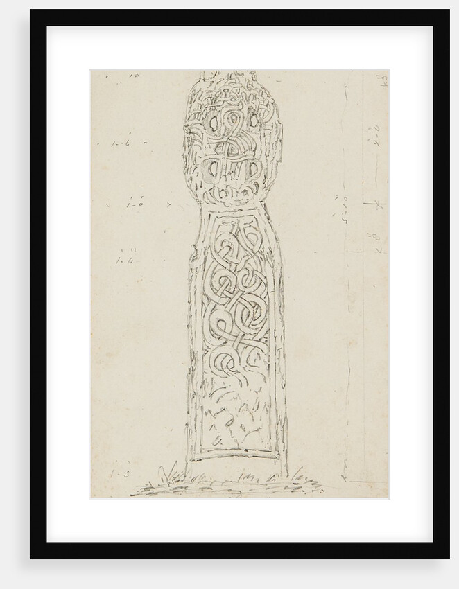 Cross in Braddan Churchyard, Isle of Man by S. Staples