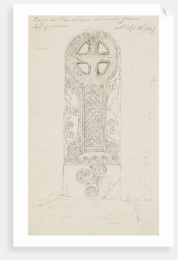 Cross in Onchan Churchyard, Isle of Man by S. Staples