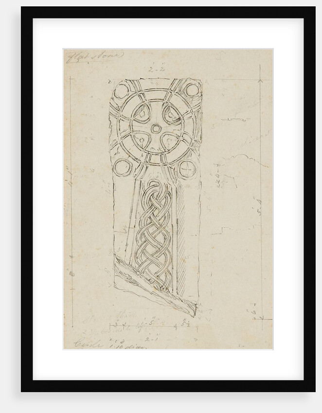 Cross in Onchan Churchyard by S. Staples