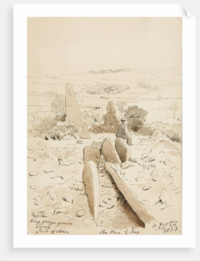 King Orrys Grave, Laxey by Henry Dryden