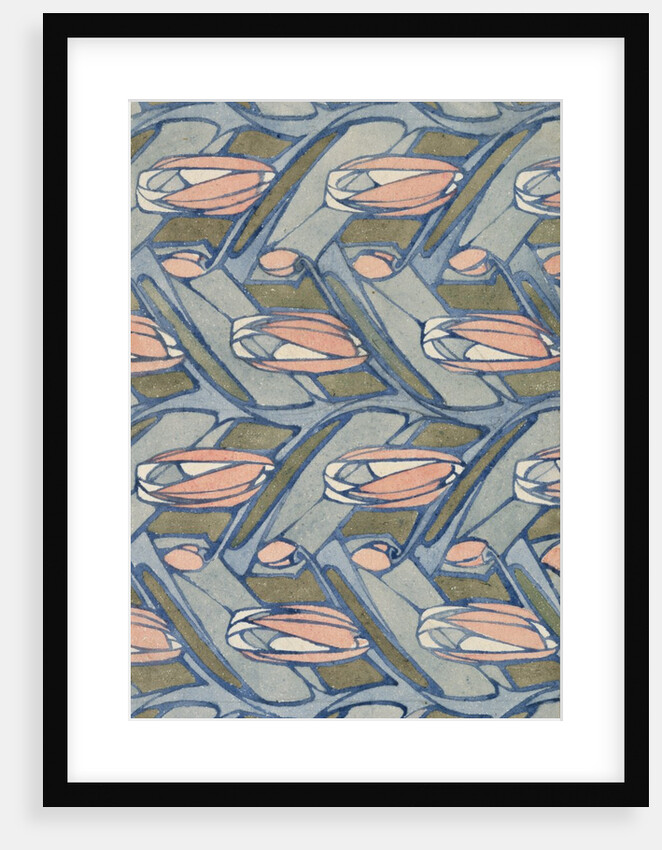 Buds and leaves design by Archibald Knox