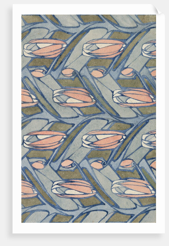 Buds and leaves design by Archibald Knox
