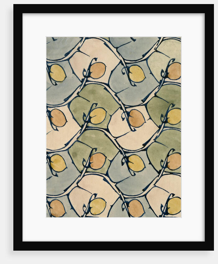 Buds and leaves design by Archibald Knox
