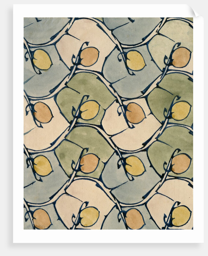 Buds and leaves design by Archibald Knox