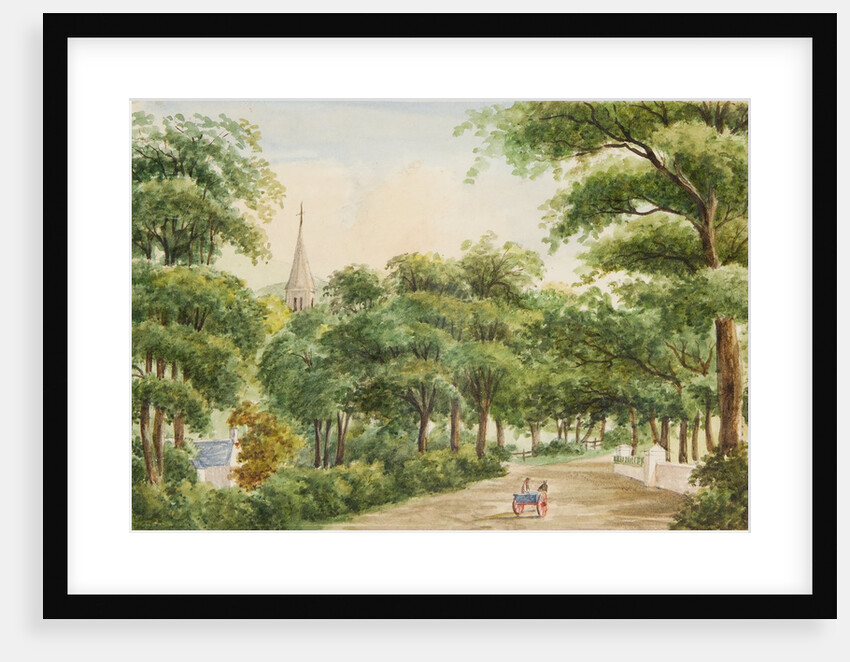 Lezayre Church and Road by Unknown
