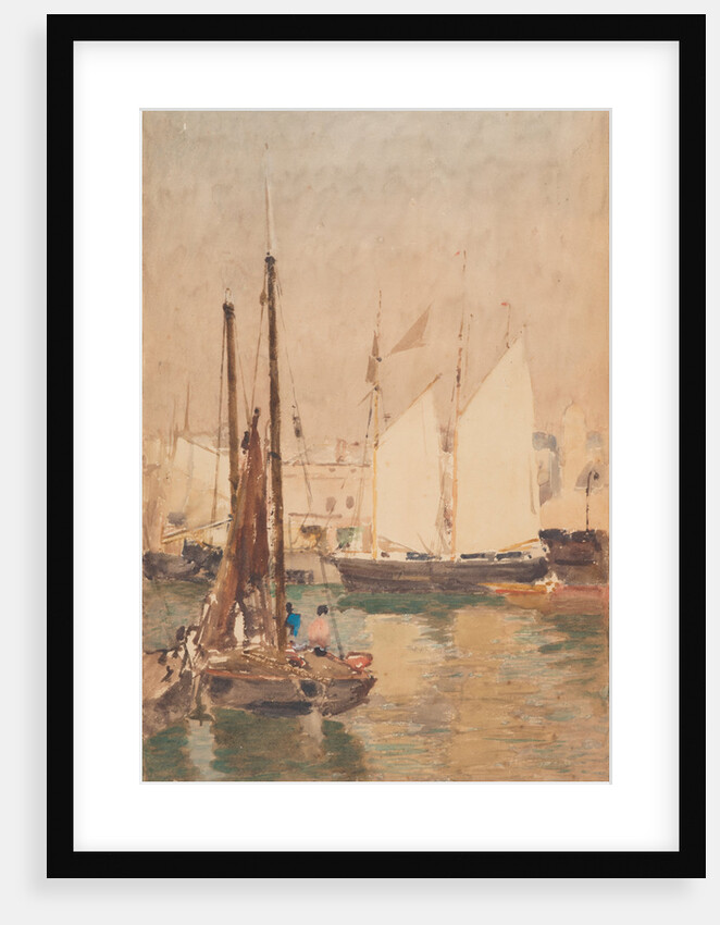 Fishing boats by John Miller Nicholson