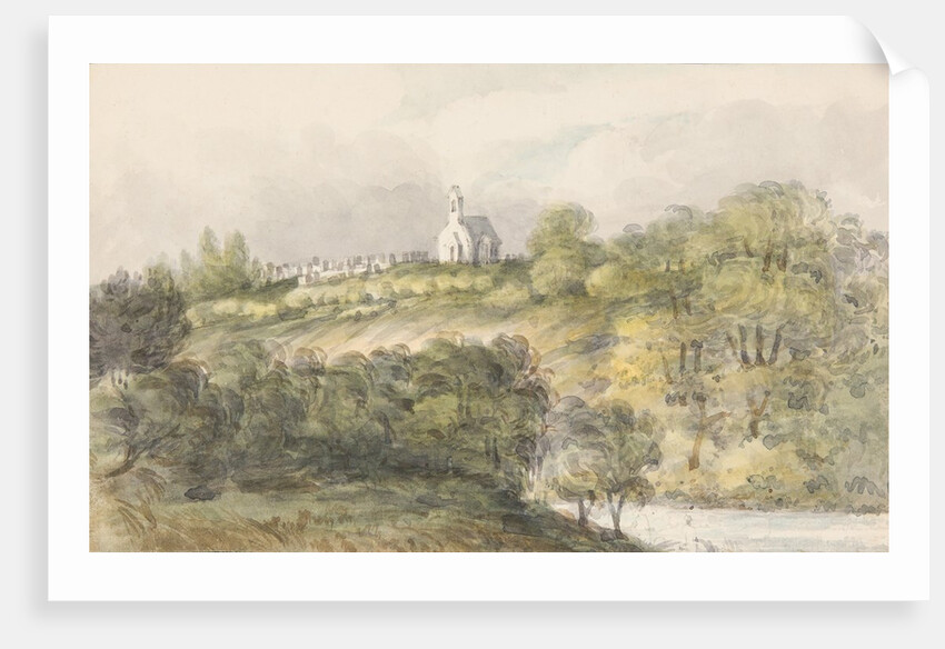 New Church Kirk Braddan, Isle of Man by Wallis