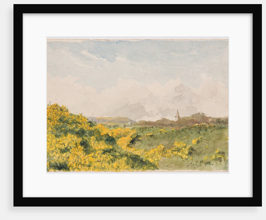 Onchan landscape by John Miller Nicholson
