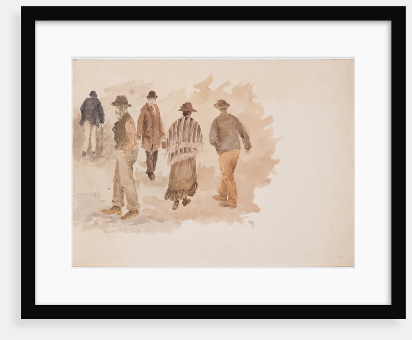Study of five figures by John Miller Nicholson