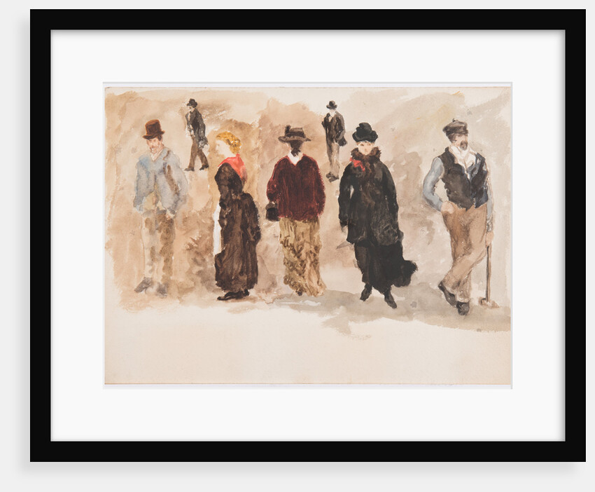 Standing figures by John Miller Nicholson