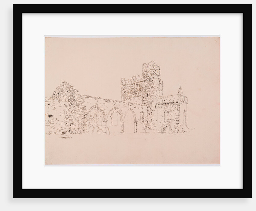 Peel Cathedral by John Miller Nicholson