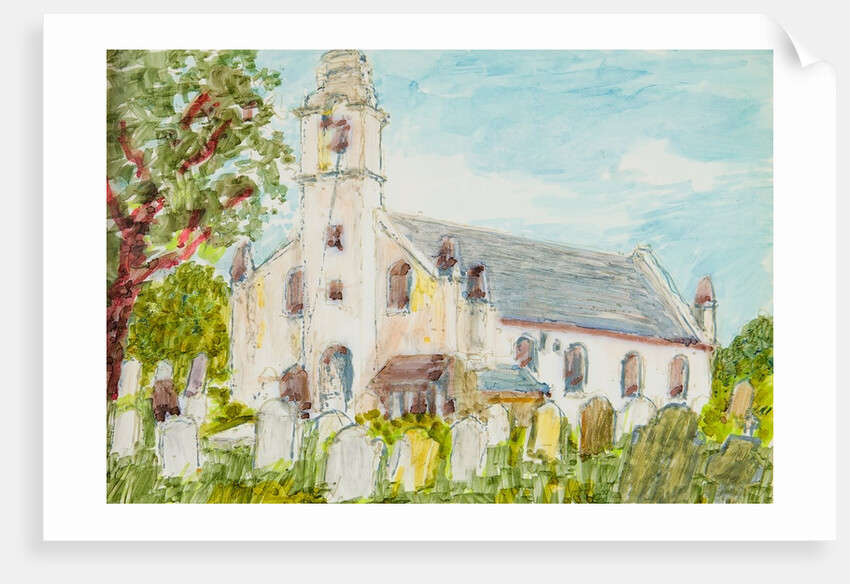 Santon Church by Harold H. Cresswell