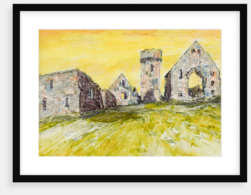 Round Tower and St Patrick's Chapel, Peel Castle by Harold H. Cresswell