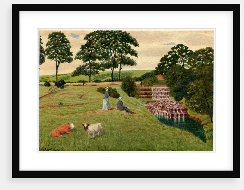 Bank Holiday, Waterfall by Robert Evans Creer
