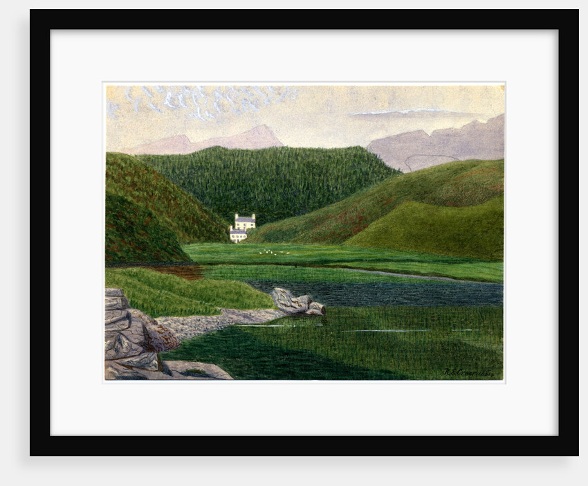 Llyn y Dinas by Robert Evans Creer