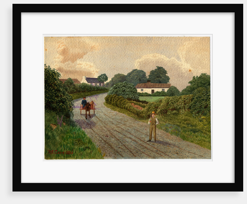 Quayle's House near Ballaghenny, Bride by Robert Evans Creer
