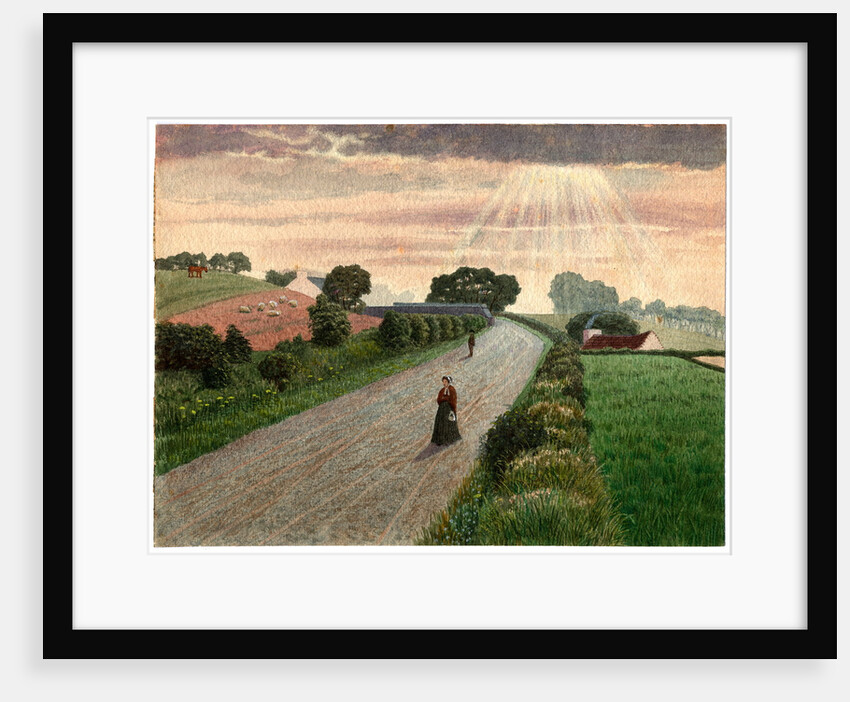 On the Road Near Ballaghenny, Bride by Robert Evans Creer